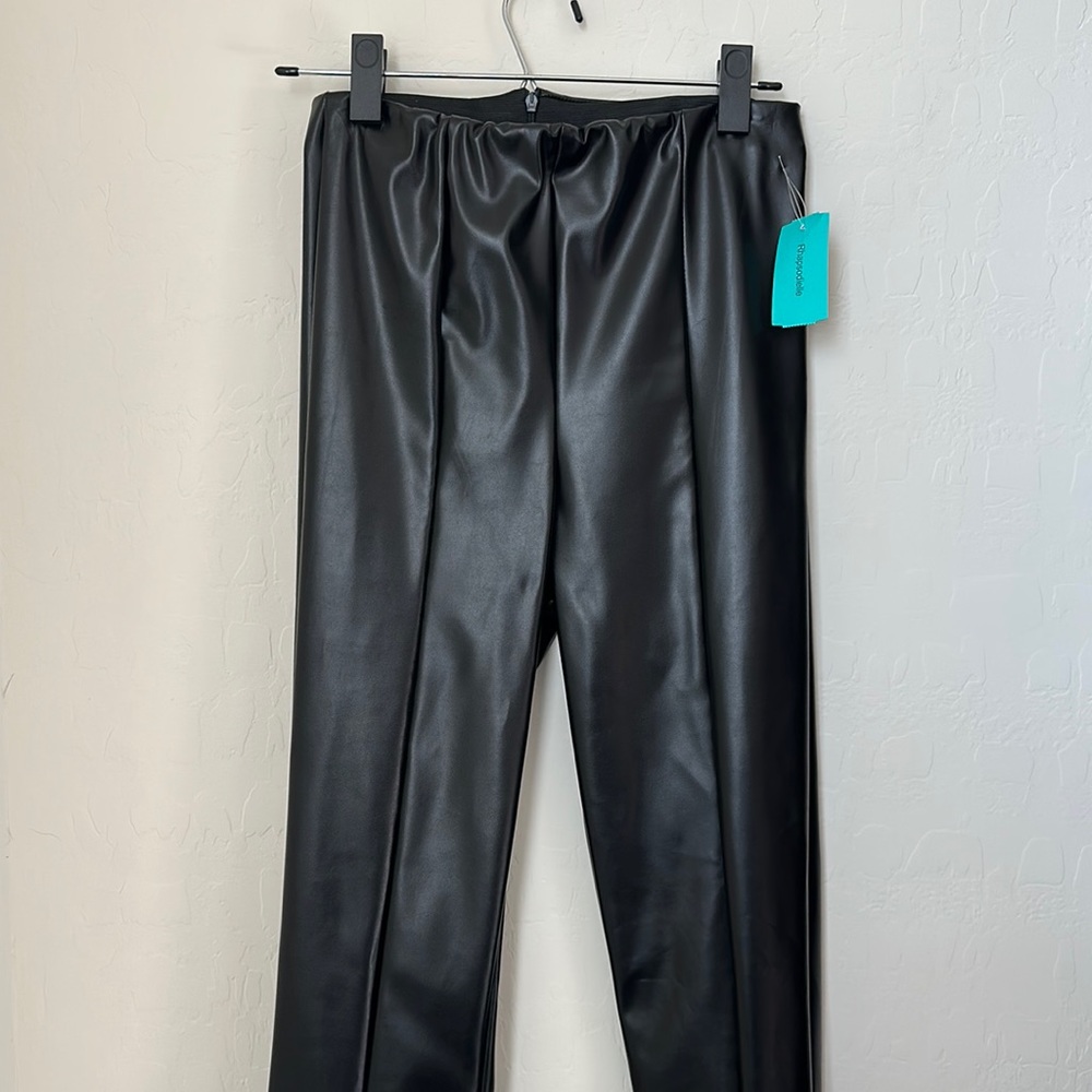 Black Leather Pants